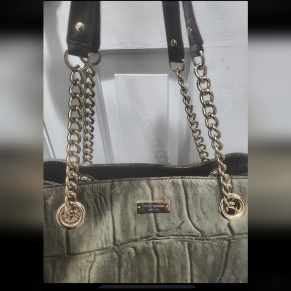 Kate Spade knightsbridge Maryanne croc embossed Patent leather bag - Picture 10 of 10